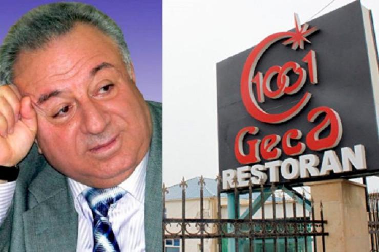 Hüseynbala Mirələmovun restoranında ÖLÜM - Araşdırma BAŞLADILDI Hüseynbala Mirələmovun restoranında ÖLÜM - Araşdırma BAŞLADILDI