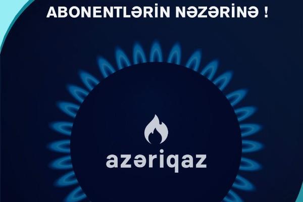 Bu ərazilərdə qaz kəsildi