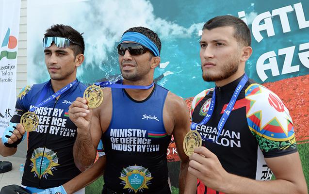 Mingəçevirdə Triatlon üzrə Azərbaycan çempionatı keçirildi - Fotolar