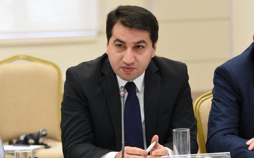 Hikmət Hacıyev: \"Biz birbaşa təmaslar qurmalı və məsələni yerində həll etməliyik\"
