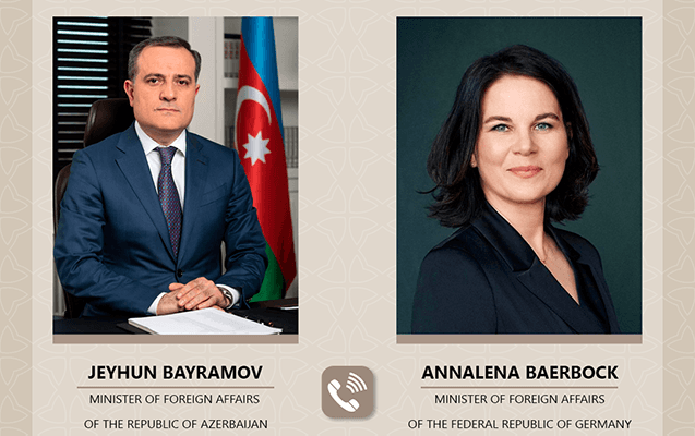 Bayramov alman həmkarını erməni təxribatları barədə məlumatlandırdı
