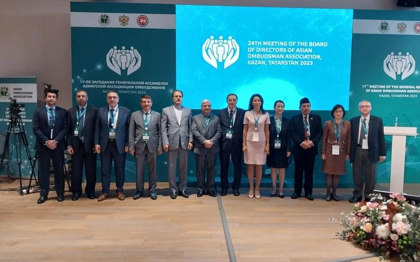 Səbinə Əliyeva Asiya Ombudsmanlar Assosiasiyasının vitse-prezidenti seçildi