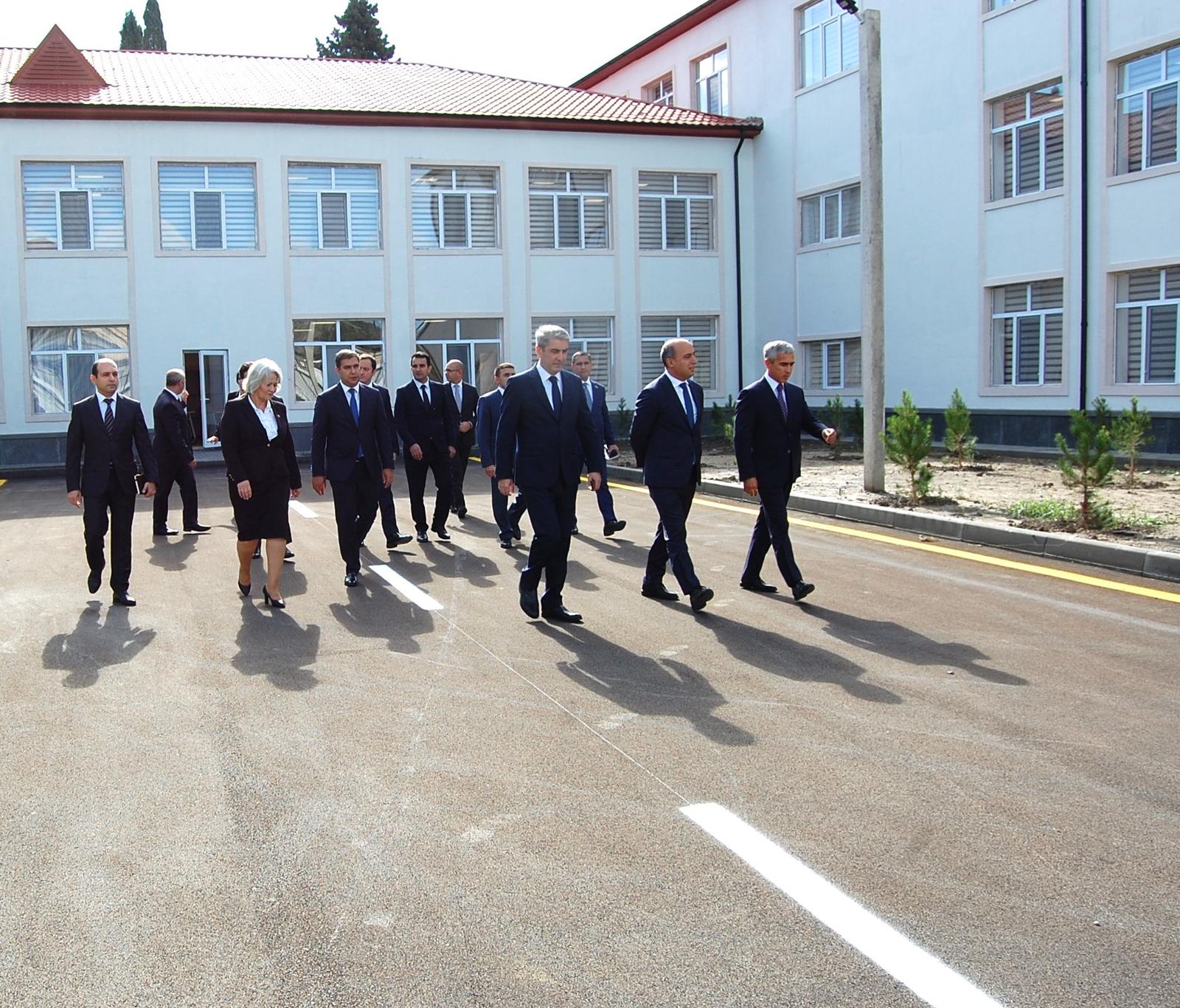 Göyçayda yeni məktəb binasının açılış mərasimi keçirildi - FOTO