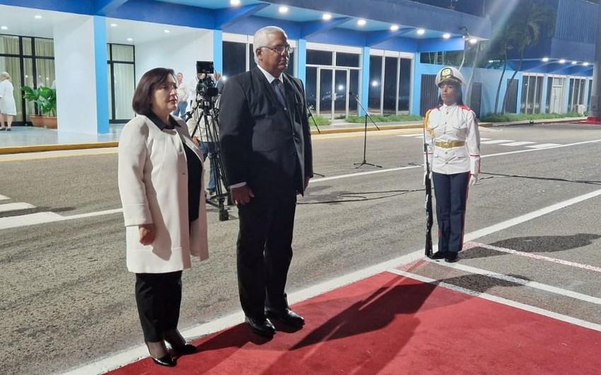 Sahibə Qafarova Kubaya GETDİ - FOTO