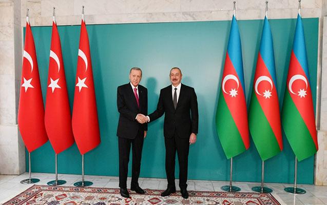 İlham Əliyev və Rəcəb Tayyib Ərdoğan mətbuata bəyanatla çıxış etdilər - VİDEO