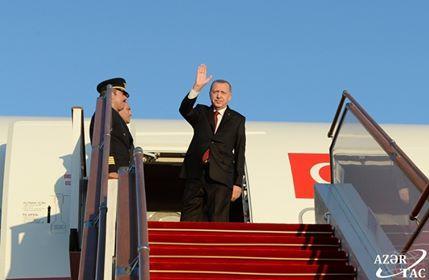 Ərdoğanın Naxçıvana səfəri başa çatdı Ərdoğanın Naxçıvana səfəri başa çatdı