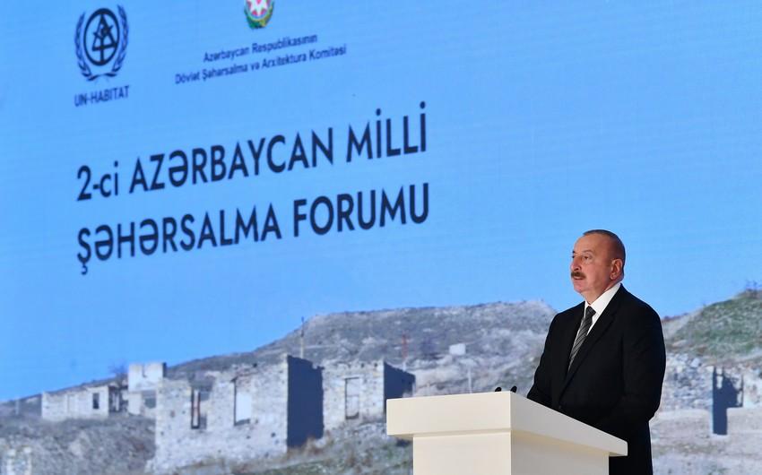 Prezident İlham Əliyev: \"Biz Qafqazda sülh və sabitlik istəyirik\"