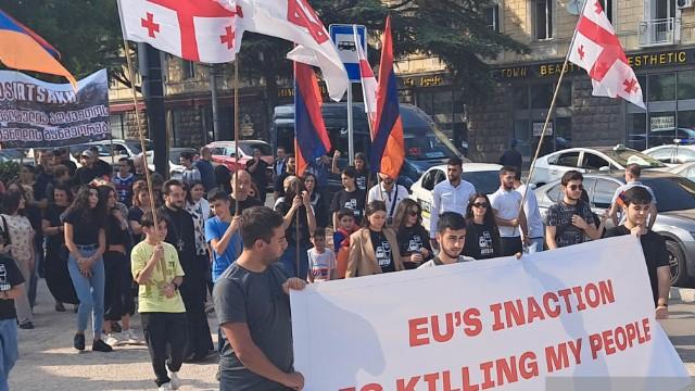 Gürcüstan polisi ermənilərin Azərbaycana qarşı təxribatının qarşısını aldı