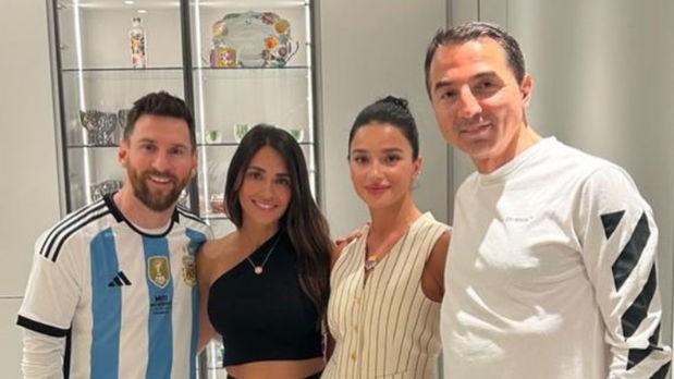 Messi azərbaycanlı iş adamını evində qonaq etdi - FOTO