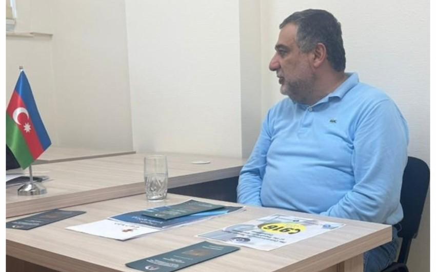 \"Saxlanma şəraitindən razıyam, səhhətimdə problem yoxdur\" - Separatçı Ruben Vardanyan