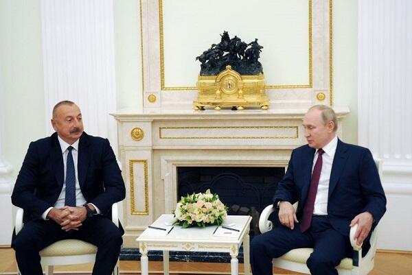 Əliyevin Putinlə görüşü başladı