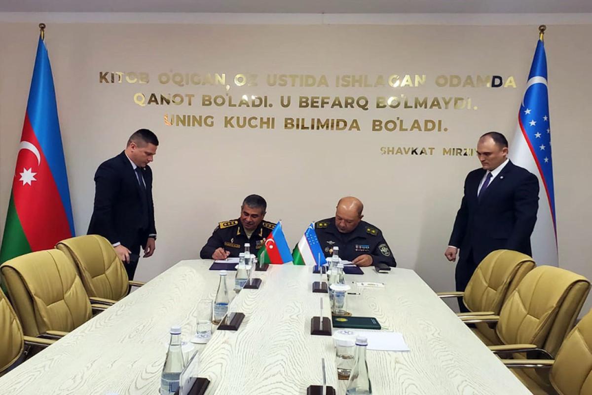 Azərbaycan və Özbəkistan MN arasında əməkdaşlıq planı imzalandı - FOTO