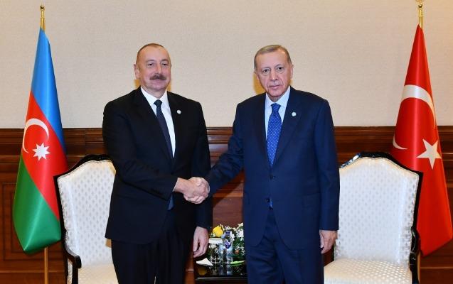 İlham Əliyevlə Ərdoğanın görüşü oldu - YENİLƏNİB