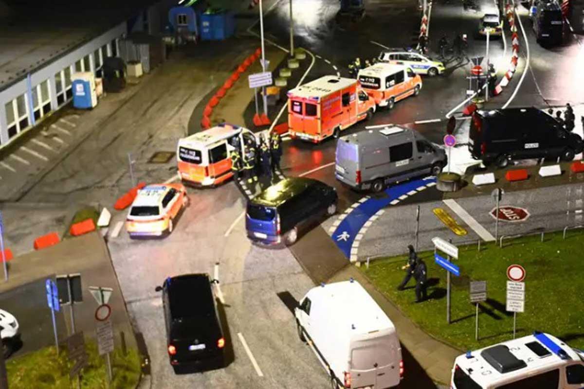 Hamburq aeroportu fəaliyyətini DAYANDIRDI