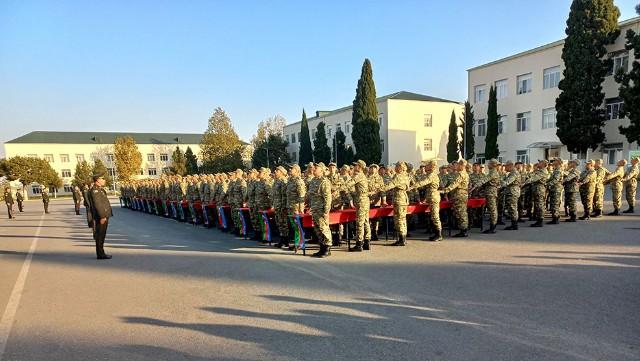 Ordumuzda andiçmə mərasimləri keçirildi - FOTOLAR