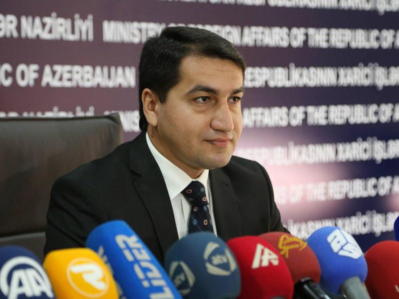 \"Ermənistan sülh sazişi ilə bağlı sənədin variantını gecikdirir\" - Hikmət Hacıyev