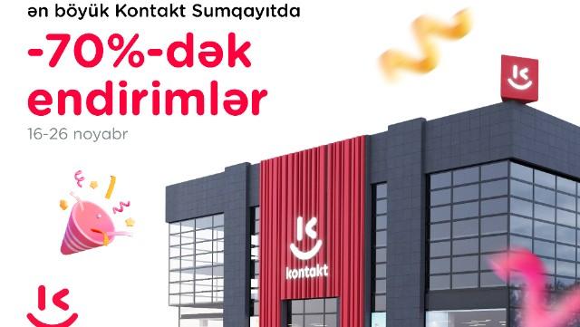Sumqayıtda Qafqazın ən böyük elektronika və mebel mağazası açıldı - AÇILIŞA ÖZƏL ENDİRİM
