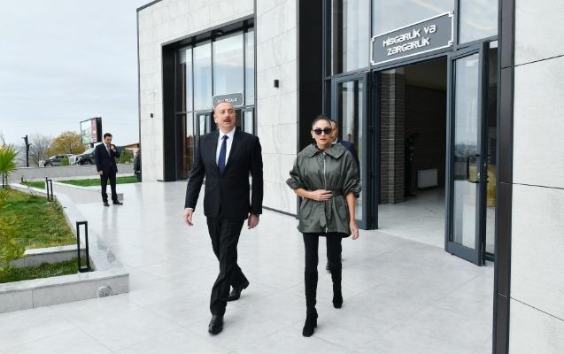 İlham Əliyevlə xanımının açılışdan FOTOLARI