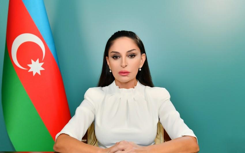 Mehriban Əliyeva “Fələstin üçün tək ürək” toplantısının iştirakçılarına müraciət ünvanladı - VİDEO