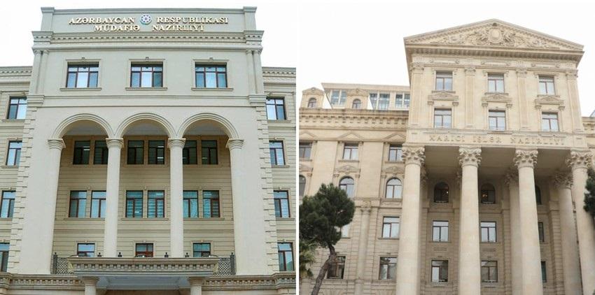 Azərbaycan XİN və Müdafiə Nazirliyi diplomatlar üçün brifinq keçirdi - YENİLƏNİB