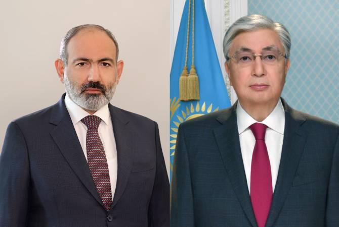 Qazaxıstan prezidenti Paşinyanın dəvətini qəbul etdi