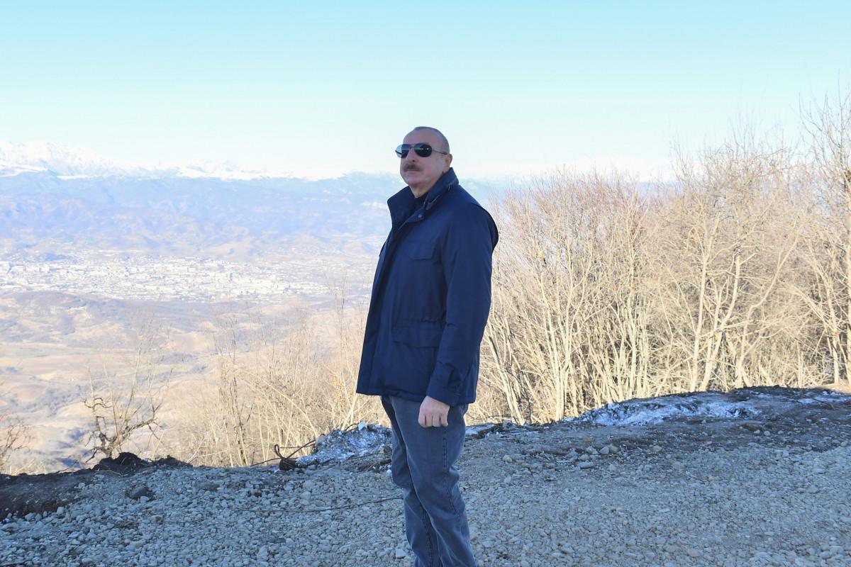 İlham Əliyev Xocalının 4 kəndində olub