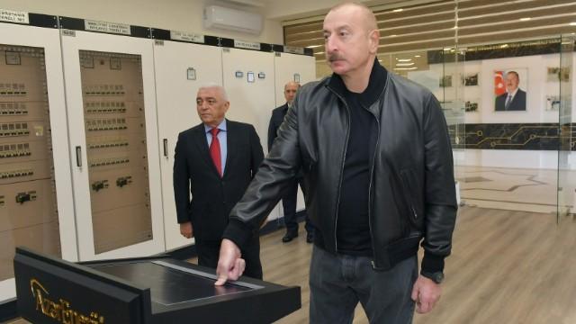 İlham Əliyev və Mehriban Əliyeva “Ağdam” qovşaq yarımstansiyasının açılışında iştirak ediblər