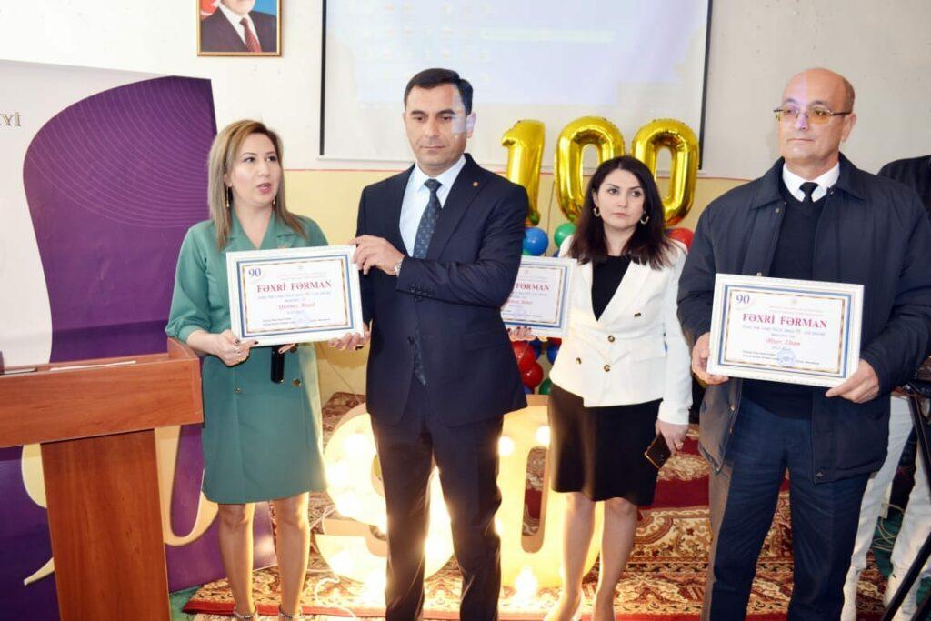 Göyçay Dövlət Peşə Liseyinin “90 illik Yubiley” tədbiri keçirilib - FOTOLAR