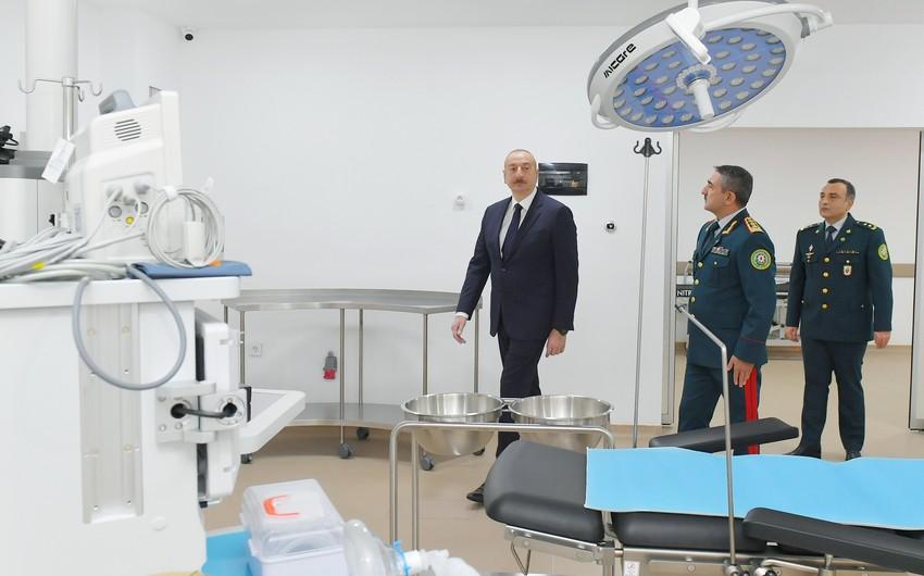 Prezident DSX-nin yeni hərbi hospitalının açılışında İŞTİRAK ETDİ - FOTOLAR - YENİLƏNDİ
