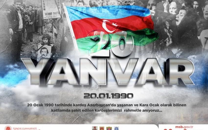 Türkiyə MN Azərbaycana başsağlığı verdi