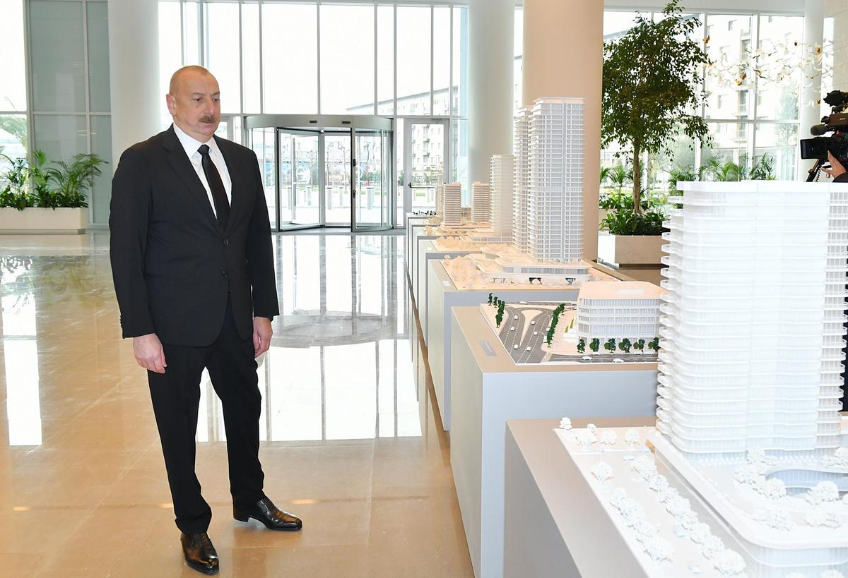 Prezident Ağ Şəhərdə yeni yaradılan şəraitlə TANIŞ OLDU - FOTO - YENİLƏNDİ
