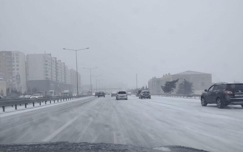 Bakıda bu yollar buz bağlayacaq - XƏBƏRDARLIQ!