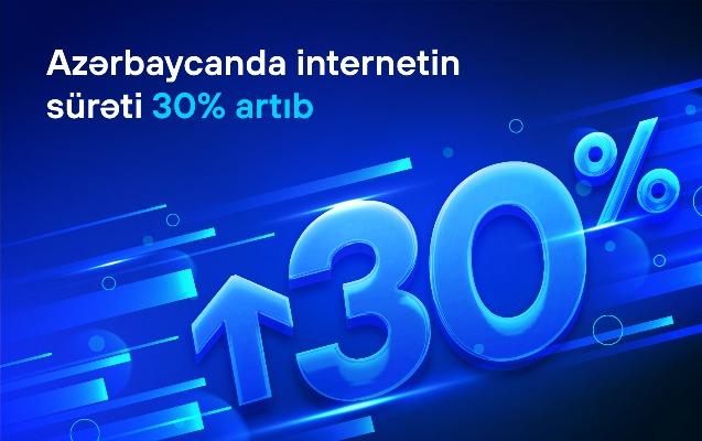 Azərbaycanda internetin sürəti 30% ARTDI