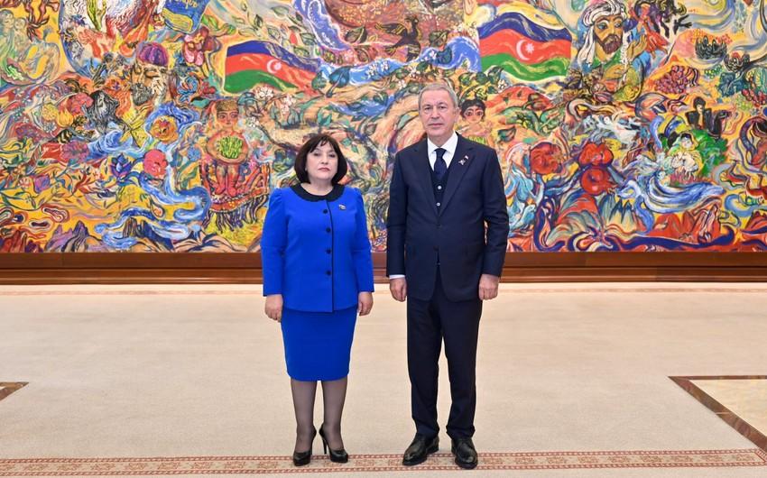 Milli Məclisin sədri Hulusi Akarla görüşdü - FOTO