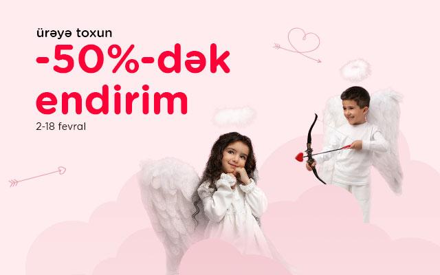 “Kontakt”dan Sevgililər Gününə özəl, hamının ürəyinə toxunacaq kampaniya gəldi – 50%-dək ENDİRİM