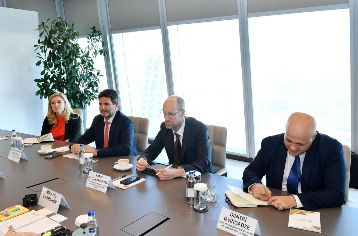 Azərbaycan və EBRD COP29 çərçivəsində əməkdaşlığı müzakirə etdi - FOTO