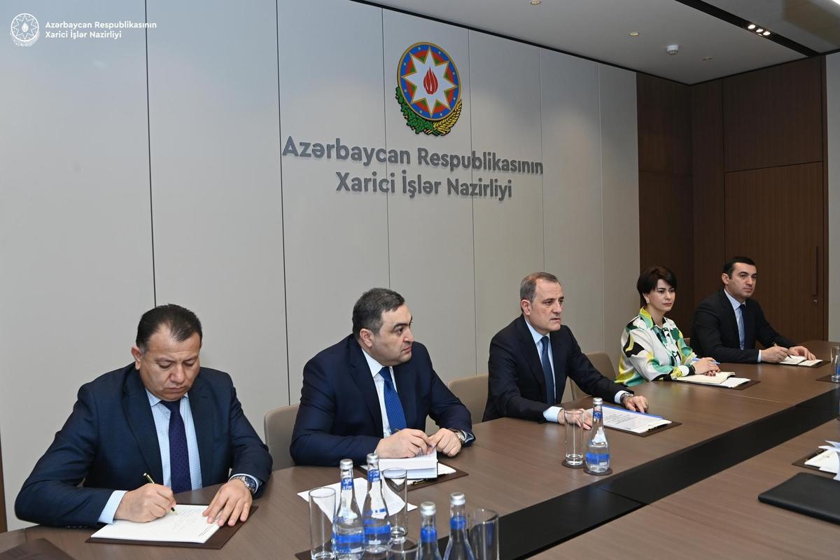 Ceyhun Bayramov MDB-nin Baş katibini QƏBUL ETDİ