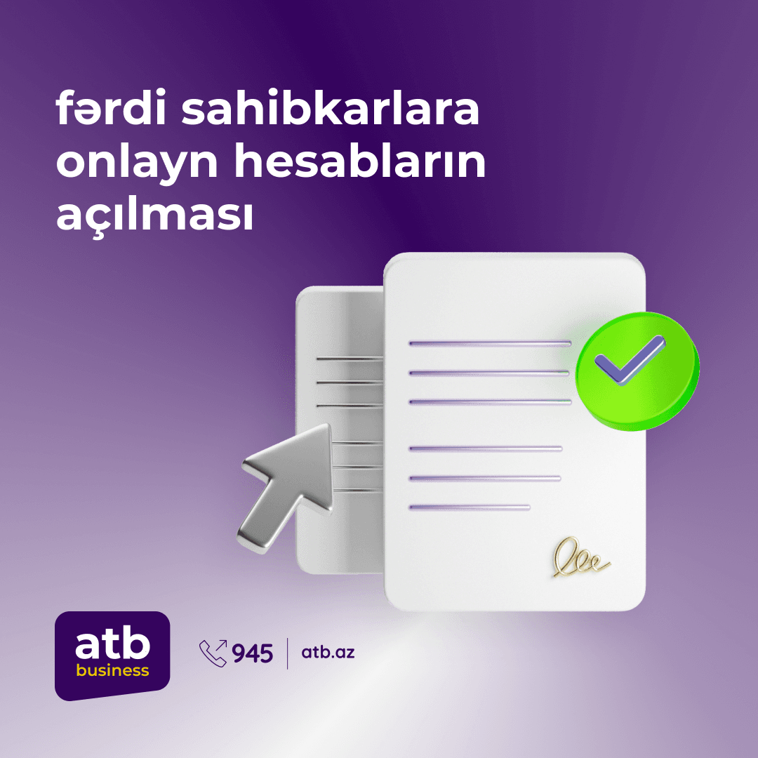 Azər Türk Bankdan sahibkarlara yeni onlayn xidmət Azər Türk Bankdan sahibkarlara yeni onlayn xidmət