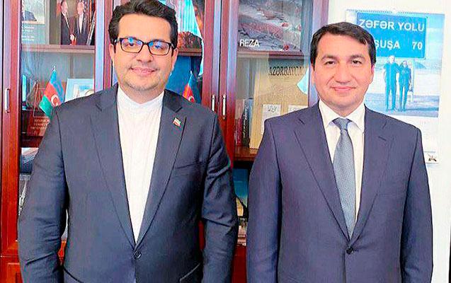 Azərbaycanla İran arasında münasibətlər müzakirə edildi