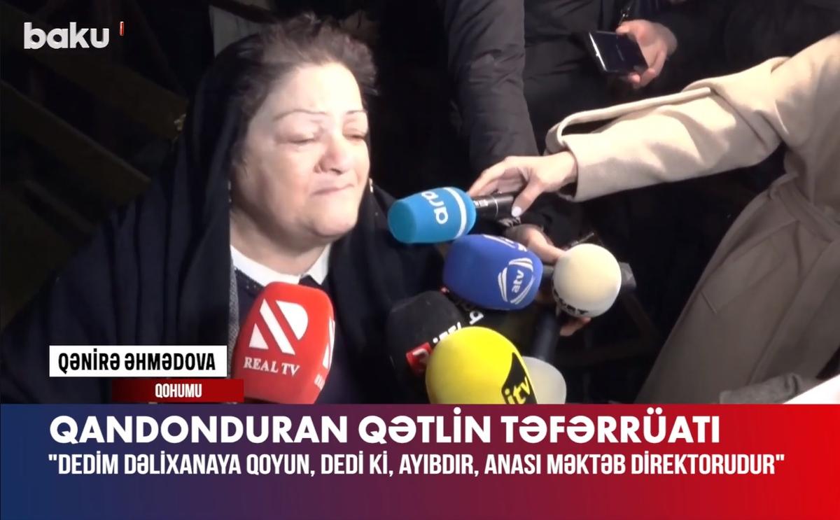 “Dedim ki, dəlixanaya qoyun, atası dedi, anası direktordur, ayıbdır” - Məhv olan ailənin qohumu + VİDEO
