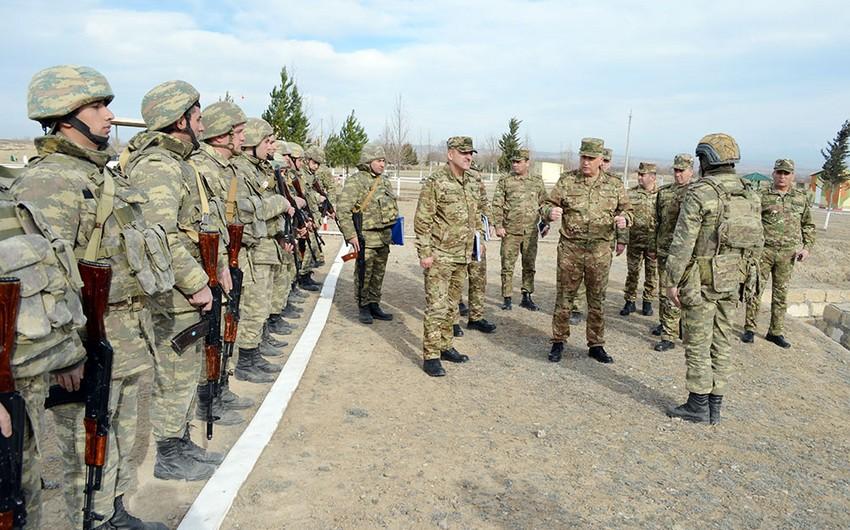 Baş Qərargah rəisi Qarabağda bir neçə hərbi hissədə OLDU - FOTO/VİDEO