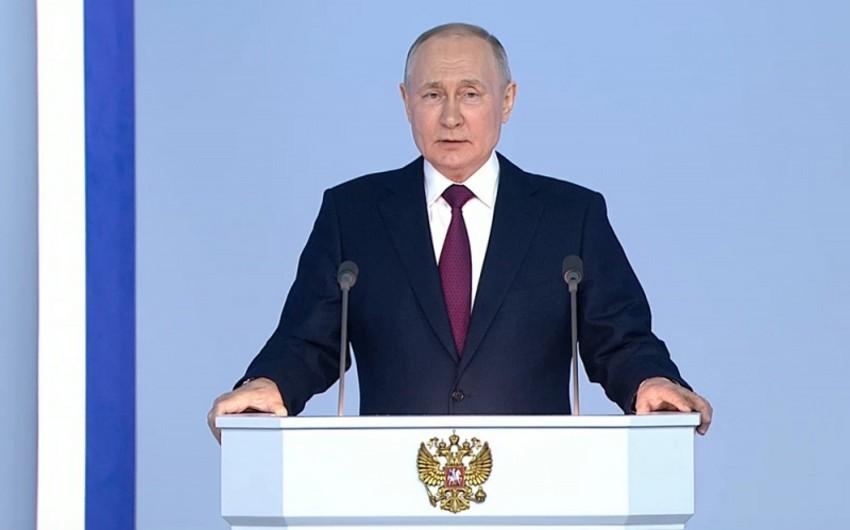 Putin Federal Məclisə müraciət edəcək