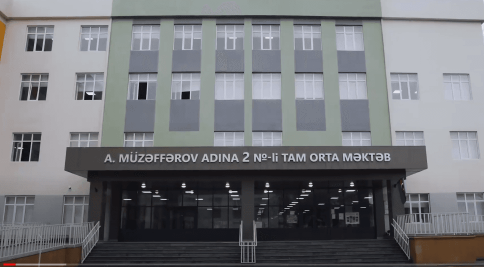 Saray qəsəbə 2 nömrəli tam orta məktəbin infrastukturu YENİLƏNDİ – FOTO+VİDEO