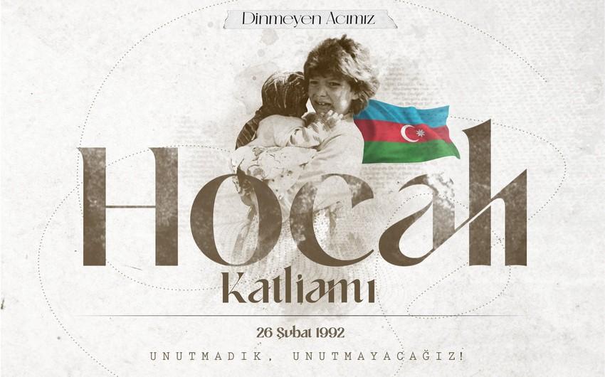 Selçuk Bayraktar Xocalı soyqırımı barədə: \"Unutmadıq, unutmayacağıq\"