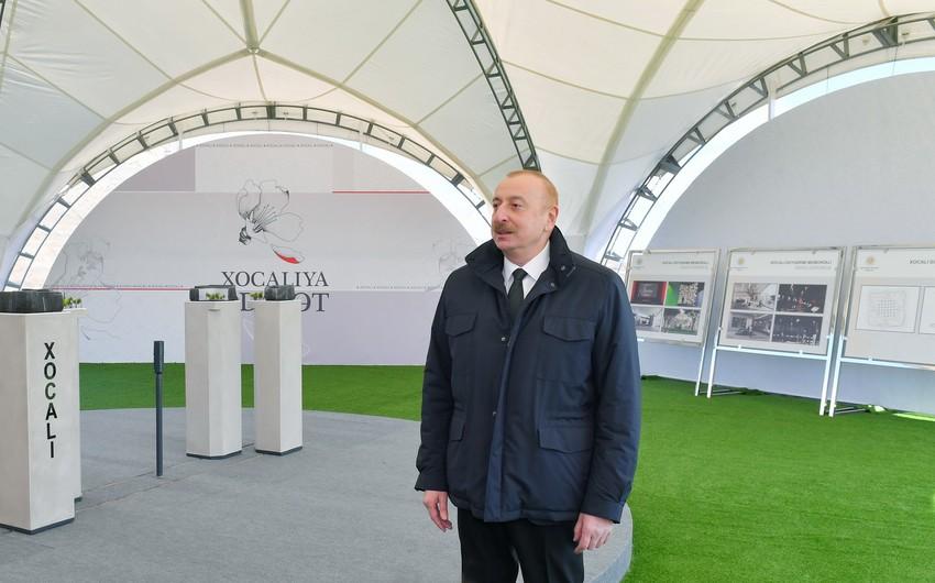 Prezident: \"Biz böyük xalqın nümayəndələriyik\"