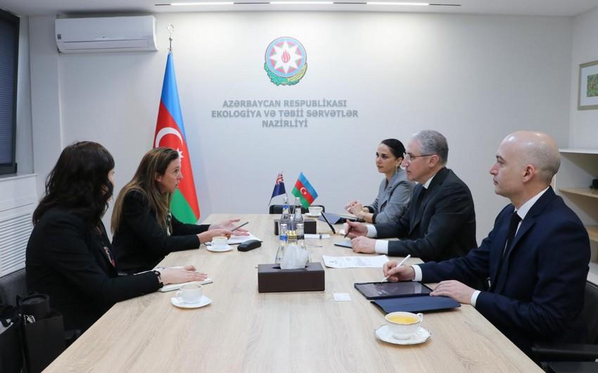 Muxtar Babayev Yeni Zelandiya səfiri ilə COP29-a hazırlığı MÜZAKİRƏ ETDİ