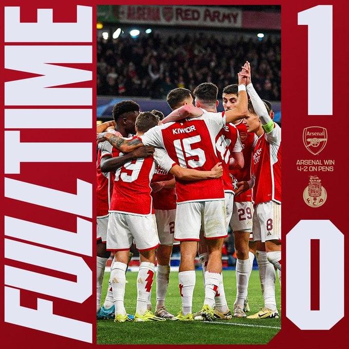 \"Arsenal\" minimal hesablı qələbə ilə 1/4 finala yüksəldi