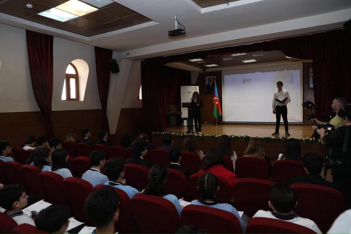 “Məktəbli könüllü” proqramının açılış mərasimi keçirildi - FOTOLAR