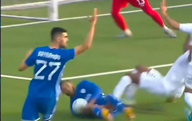 “Qarabağ”ın lehinə verilən penalti müzakirə yaratdı - Görüntülər