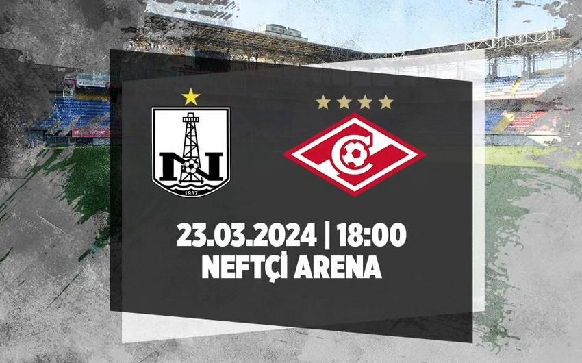 \"Neftçi\" yoxlama oyununda Moskva \"Spartak\"ı ilə qarşılaşacaq